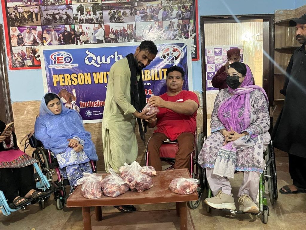 Qurbani Meat Distribution for Persons with Disabilities