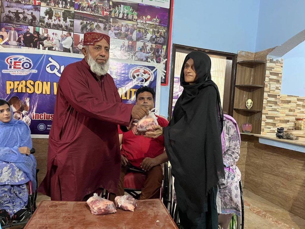 Qurbani Meat Distribution for Persons with Disabilities